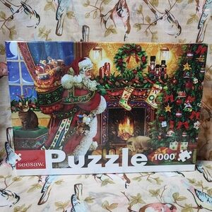 PUZZLE 1000 Pieces Seesaw Brand Santa Clause Christmas 18.9" x 28.8" Sealed NEW